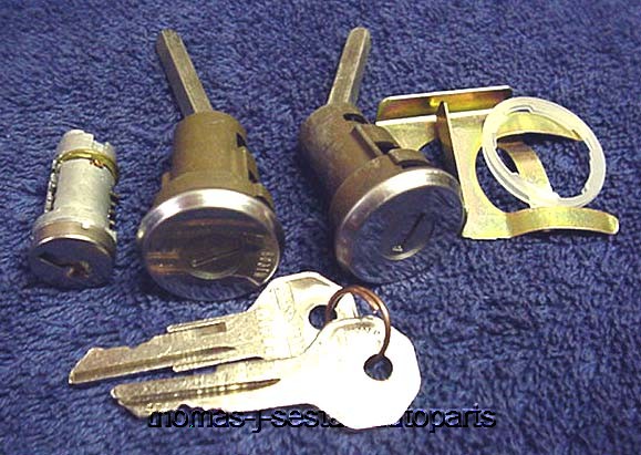 NOS Door & Ignition Locks With Keys AMC Rambler 63 64 65 66 67