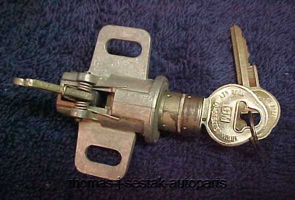 Buy NOS Console Lock Assembly With GM Keys Chevy Chevrolet Impala 1963 ...